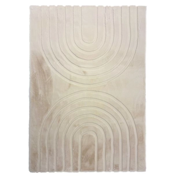 Denne produkten heter Rabbit Zen, laget av Polyester materiale med en vakker Lys Beige farge – SE Mattor