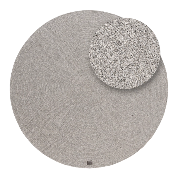 Saul Grå Rund Matta