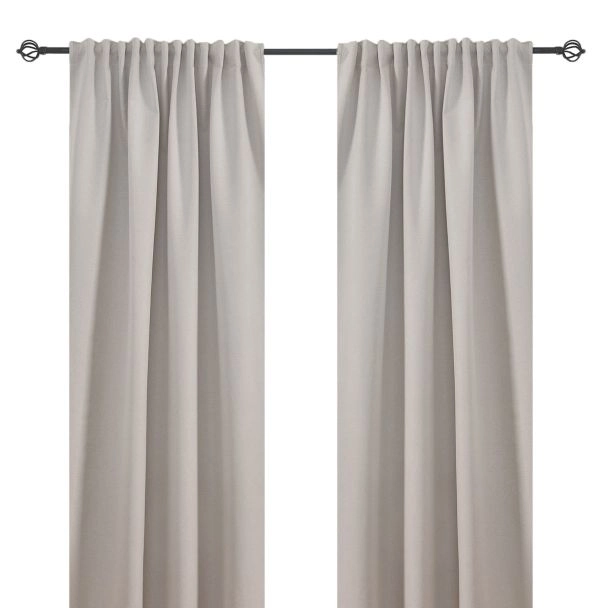 Mörkläggande Gardin 2-pack Solfritt Beige