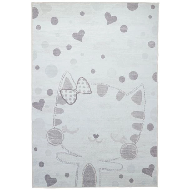 Denne produkten heter Zappy Kitty, laget av Polyester materiale med en vakker Krem farge – SE Mattor