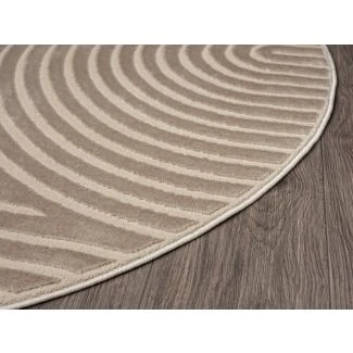 Rund Bella Zen Mørk Beige