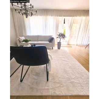Vaskbart Pels-teppe Cat Offwhite