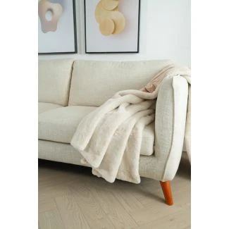 Cat Beige 130x170 cm Pledd
