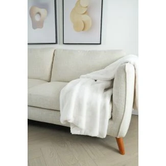 Cat Offwhite 130x170 cm Pledd