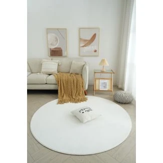 Rund Comfy Offwhite
