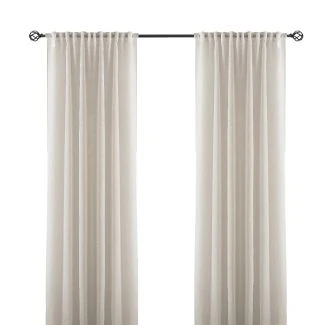 Ellinor Lin 2x135x250 cm Linnegardin-look 2-pak