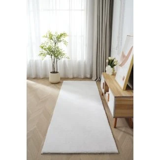 Løper Fluffy Offwhite
