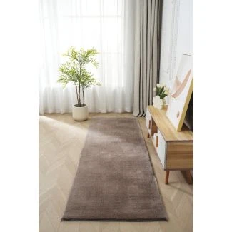 Løper Fluffy Taupe