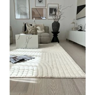 Denne produkten heter Ilona Bene, laget av Ull materiale med en vakker Offwhite farge – SE Mattor
