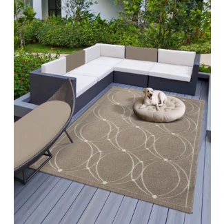 Indendørs & Udendørs Teppe Marduk Tamiz Beige
