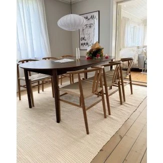 Denne produkten heter Molly, laget av 80% Ull & 20% Bomull materiale med en vakker Offwhite farge – SE Mattor