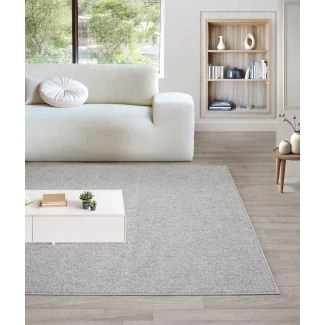 Uldteppe-look Nordic Grå