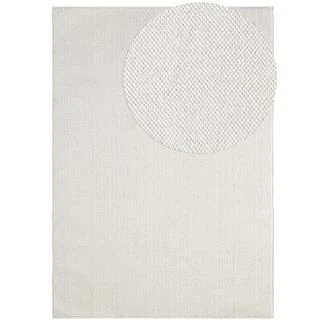 Uldteppe-look Nordic Offwhite