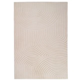 Vaskbart Pels-teppe Rabbit Bene Lys Beige
