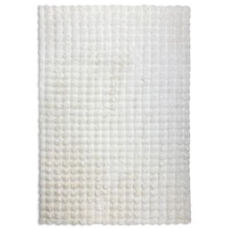 Denne produkten heter Rabbit Bubble, laget av Polyester materiale med en vakker Offwhite farge – SE Mattor