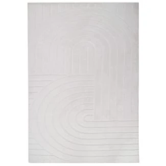 Vaskbart Pels-teppe Rabbit Peak Offwhite