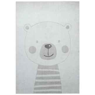 Barneteppe Zappy Bear Krem