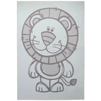 Barneteppe Zappy Lion Krem