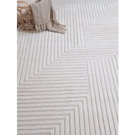 Gångmatta Elarra Tesina Vit