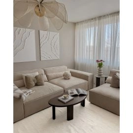 Kvadrat Matta Elsa Offwhite