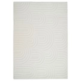 Vaskbar myk Ryateppe Fuzzy Soma Offwhite