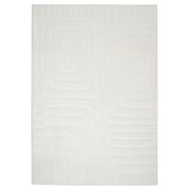 Vaskbar myk Ryateppe Fuzzy Vega Offwhite