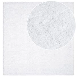 Kvadratisk Lazy Hvit Ryateppe