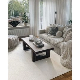 Uldteppe-look Nordic Offwhite