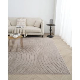Vaskbart Pels-teppe Rabbit Bene Taupe