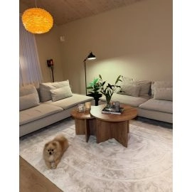 Pels Teppe Rabbit Soho Lys Beige