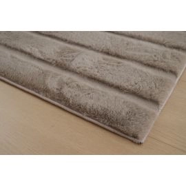 Løper Rabbit Zen Taupe Pels Teppe