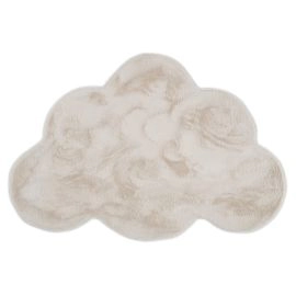 Barneteppe Myk PelslookMyk Pelslook Rabbit Cloud Lys Beige