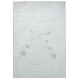 Barneteppe Zappy Hippo Krem