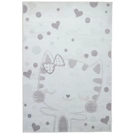 Barneteppe Zappy Kitty Krem