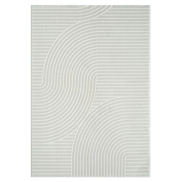 Denne produkten heter Bella Spin, laget av Polyester & Polypropylen materiale med en vakker Offwhite farge – SE Mattor