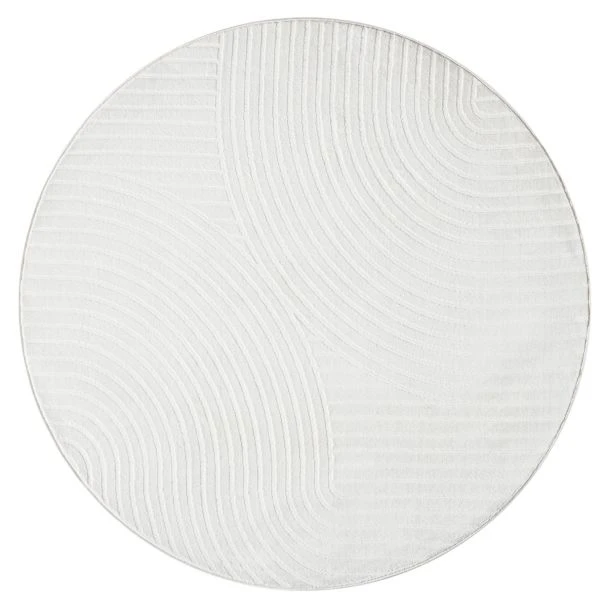 Denne produkten heter Bella Spin, laget av Polyester & Polypropylen materiale med en vakker Offwhite farge – SE Mattor