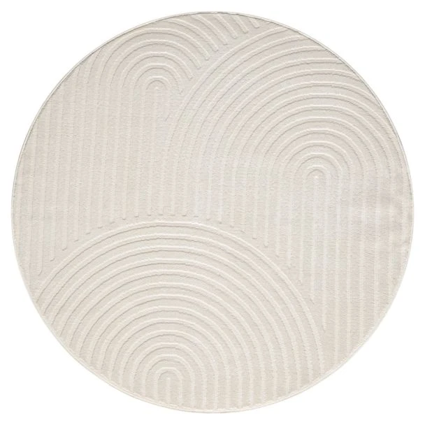 Denne produkten heter Bella Zen, laget av Polyester & Polypropylen materiale med en vakker Offwhite farge – SE Mattor