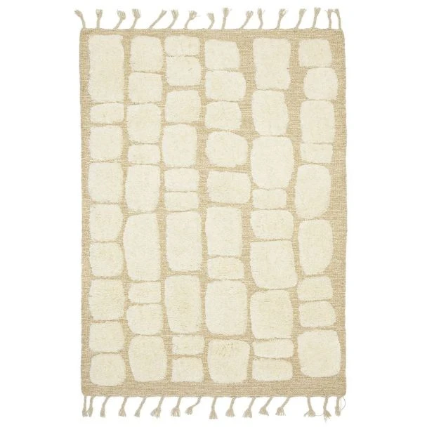 Denne produkten heter Camille, laget av Ull materiale med en vakker Beige farge – SE Mattor