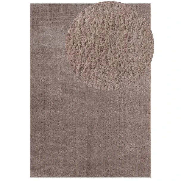 Denne produkten heter Cloudy, laget av Polyester materiale med en vakker Taupe farge – SE Mattor