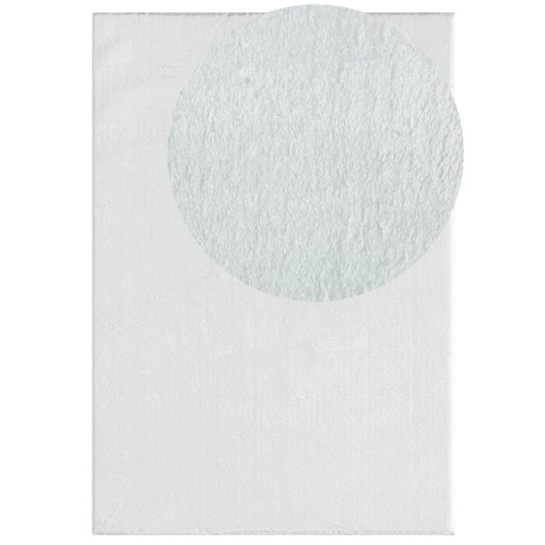 Denne produkten heter Cloudy, laget av Polyester materiale med en vakker Hvit farge – SE Mattor