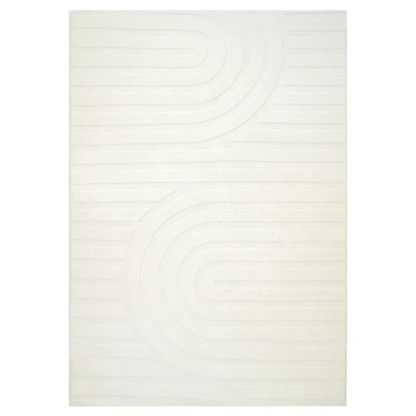 Vaskbar myk Ryateppe Fuzzy Lumo Offwhite