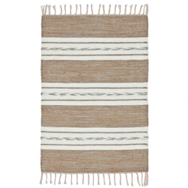 Denne produkten heter Girsu, laget av Bomull materiale med en vakker Beige farge – SE Mattor
