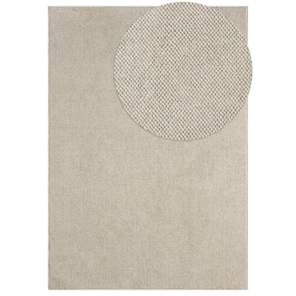 Uldteppe-look Nordic Beige