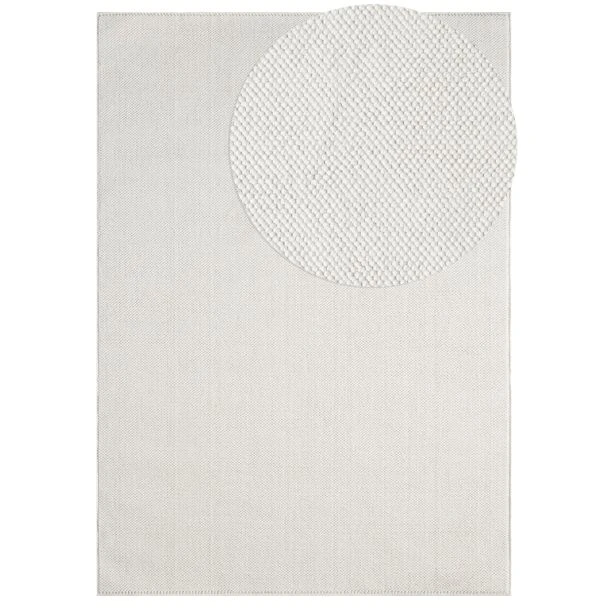Uldteppe-look Nordic Offwhite