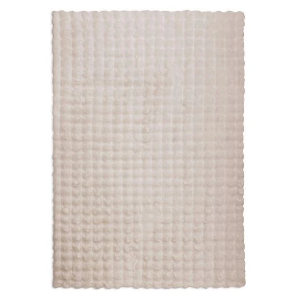 Denne produkten heter Rabbit Bubble, laget av Polyester materiale med en vakker Lys Beige farge – SE Mattor
