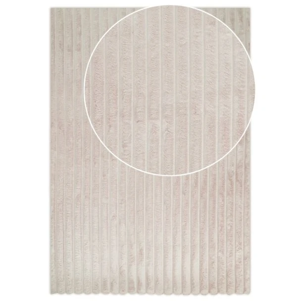 Denne produkten heter Rabbit Stripe, laget av Polyester materiale med en vakker Lys Beige farge – SE Mattor