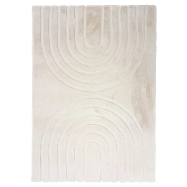 Denne produkten heter Rabbit Zen, laget av Polyester materiale med en vakker Offwhite farge – SE Mattor