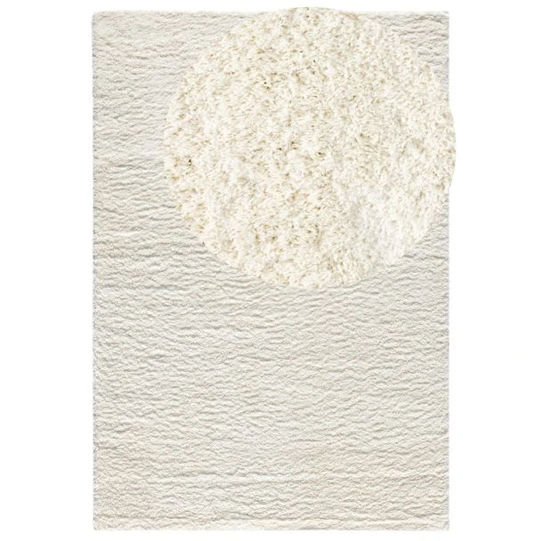 Denne produkten heter Softy, laget av Polypropylen materiale med en vakker Offwhite farge – SE Mattor