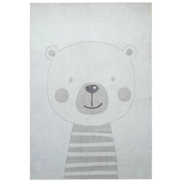 Denne produkten heter Zappy Bear, laget av Polyester materiale med en vakker Krem farge – SE Mattor