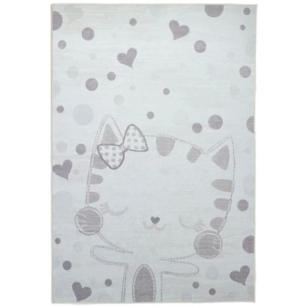 Denne produkten heter Zappy Kitty, laget av Polyester materiale med en vakker Krem farge – SE Mattor